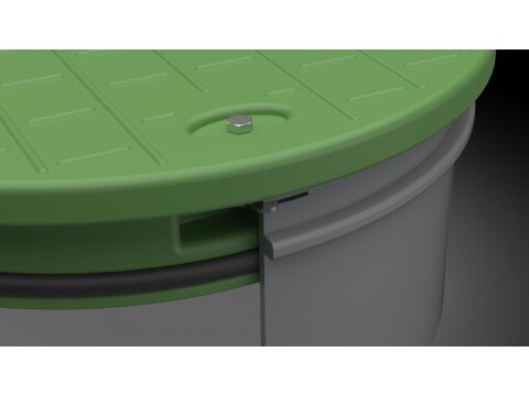 Löschwassertank 30.000 Liter PE unterirdisch PKW befahrbar nach DIN 14230