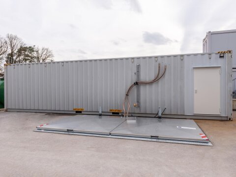 FuelTainer 30.000 l – Tankstellencontainer für Diesel & HVO mit HDM 100/60 Zapfsäule, WHG- & AwSV-konform