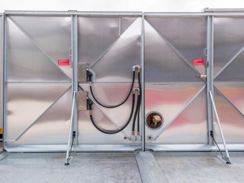 FuelTainer 30.000 l – Tankstellencontainer für Diesel & HVO mit HDM 100/60 Zapfsäule, WHG- & AwSV-konform