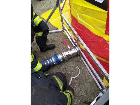 Saugflanschhalter A110 für Faltbehälter –...